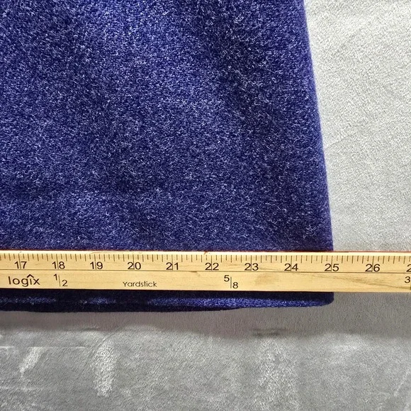 JONES NEW YORK Womens Blazer Jacket Royal Blue Wool‎ Blend Velvet Collar Size 16 - Picture 11 of 11